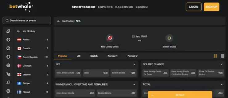 Illinois sports Betting NHL betting odds BetWhale Illinois sports Betting NHL betting odds BetWhale