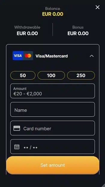 Instant Casino depozit 