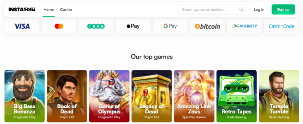 Instaspin - платформа за покер онлайн