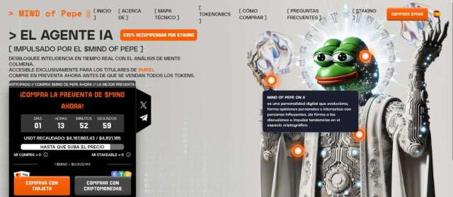 La preventa de $MIND superó los 4.1 millones de dólares.