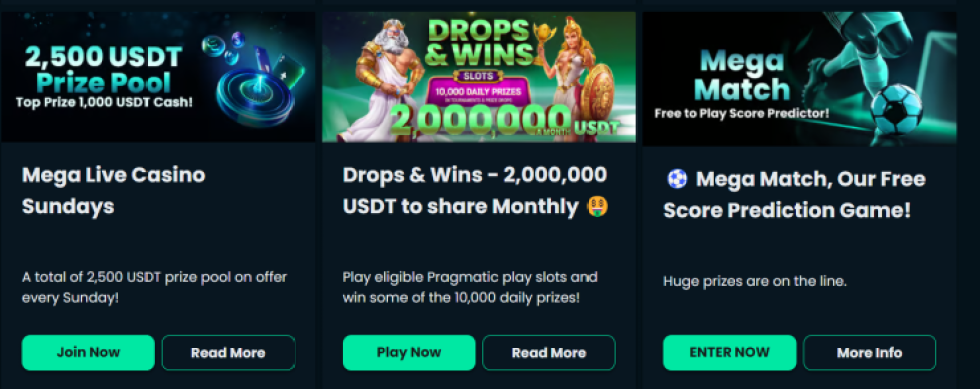 Mega Dice бонуси