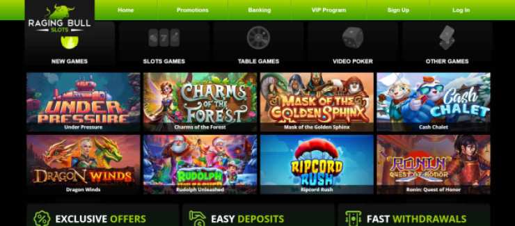 Illinois online casinos Raging Bull start playing