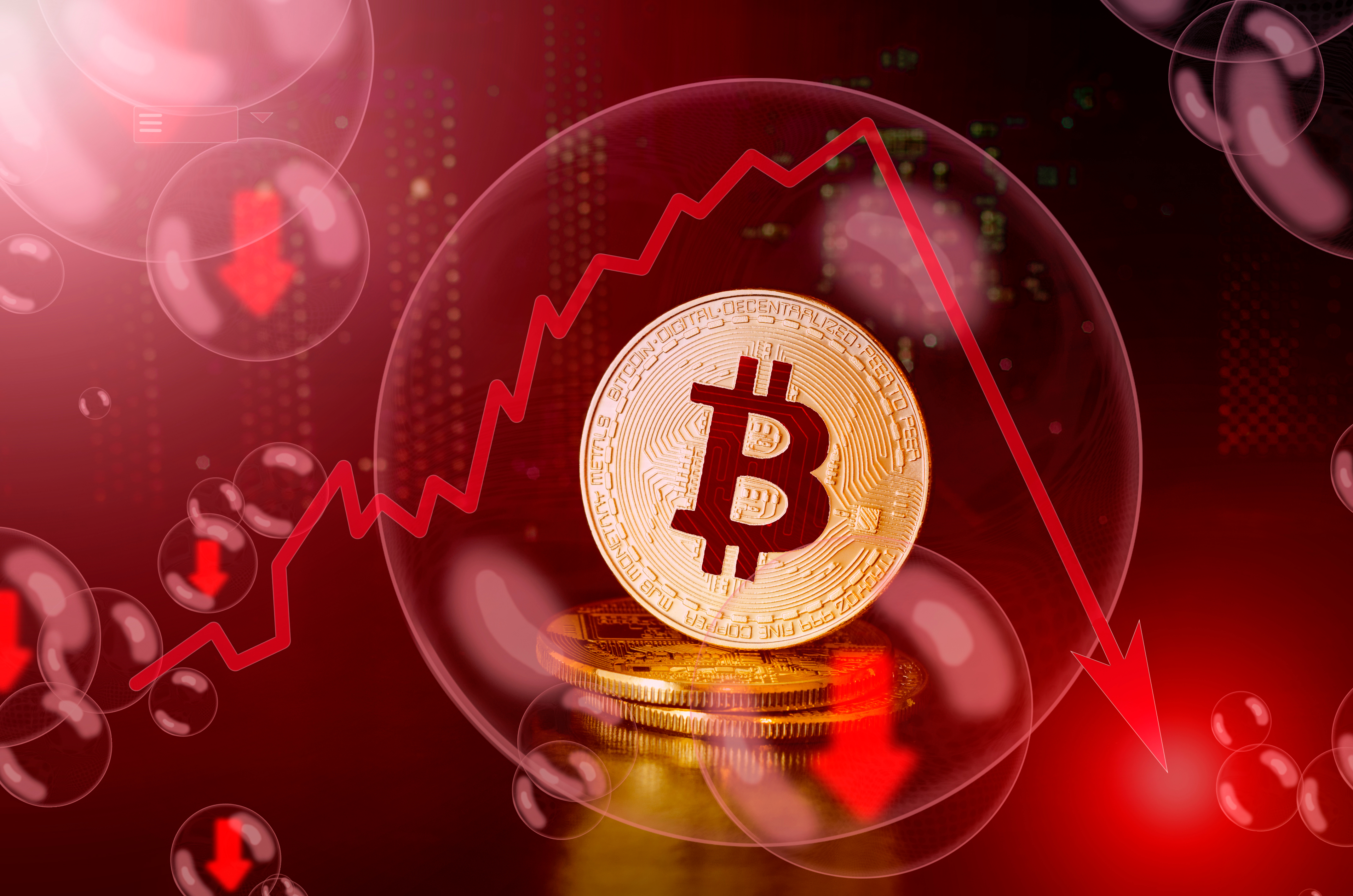 Bitcoin cena pokles