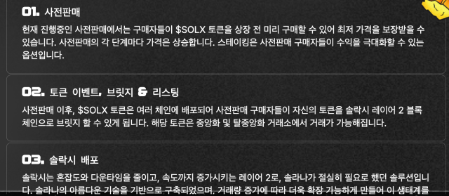 솔락시 로드맵