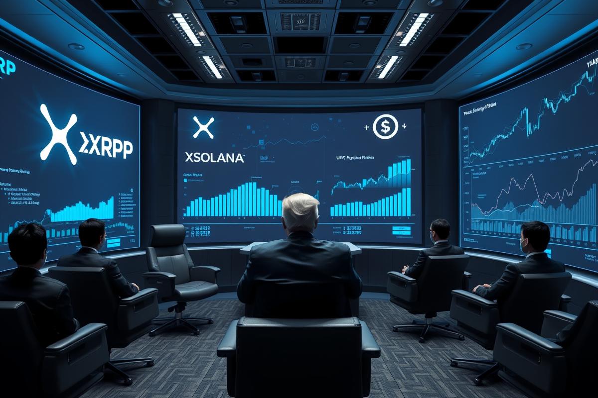 ภาพ Donald Trump สนับสนุน XRP, Solana, และ USDC ขึ้นแท่นทุนสำรองยุทธศาสตร์