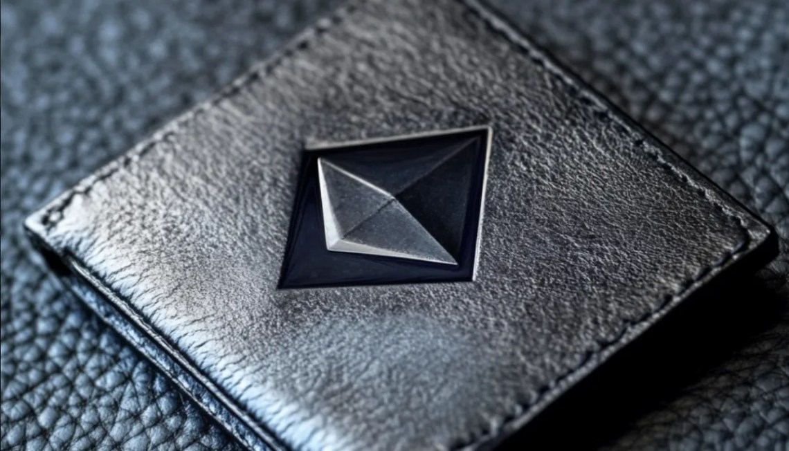 ETHの刻印がある財布