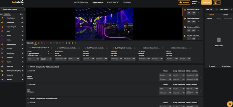 BetWhale Esports Betting in Florida