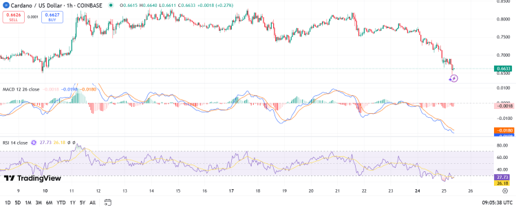 Technische Analyse Cardano Grafiek