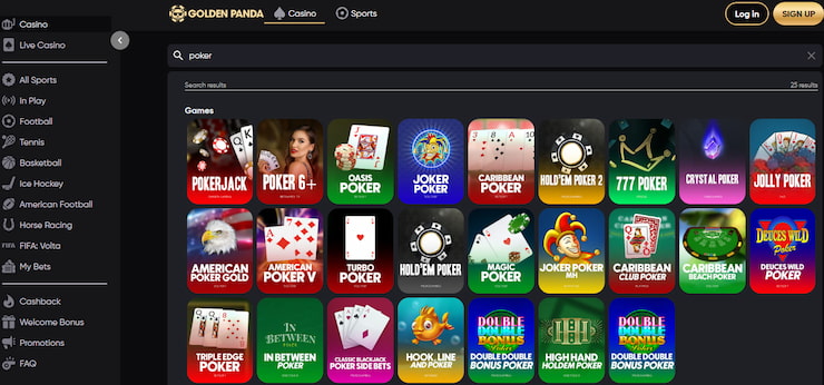 Online kazino - Golden Panda - augstas kvalitātes spēles un pievilcīgi sagaidīšanas bonusi