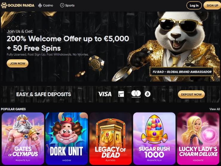 Golden Panda - augstākās klases koeficientu sporta totalizators