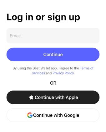 การตั้งค่าเริ่มต้นของ Best Wallet