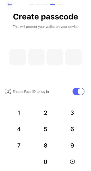 สำรอง secret key และ recovery phrase ของ Best Wallet