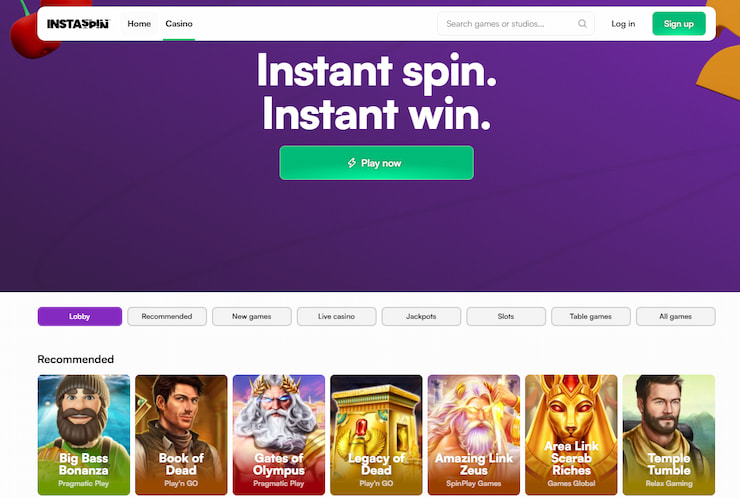 Jauni kazino - Instaspin - ideāla izvēle jaunajiem spēlētājiem
