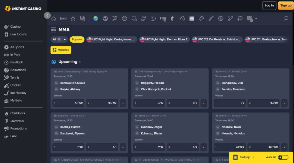 Instant Casino – Най-добрият сайт за залози с моментални тегления с крипто