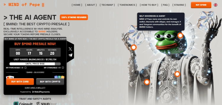 Mind Of Pepe $MIND presale