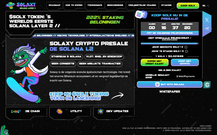 Solaxy (SOLX) presale - ChatGPT 2025 crypto voorspelling: