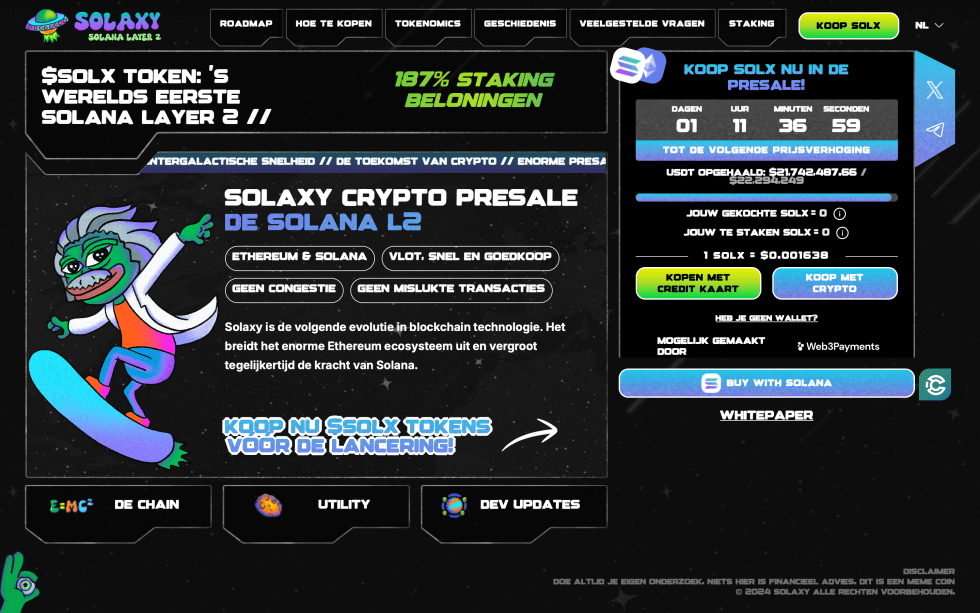 Solaxy (SOLX) presale