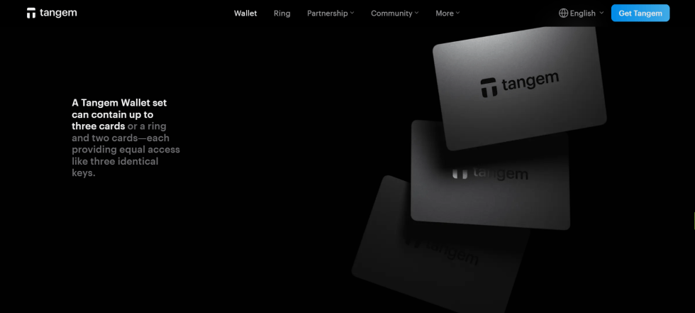 Tangem Wallet - NFC карти, подходящи за начинаещи