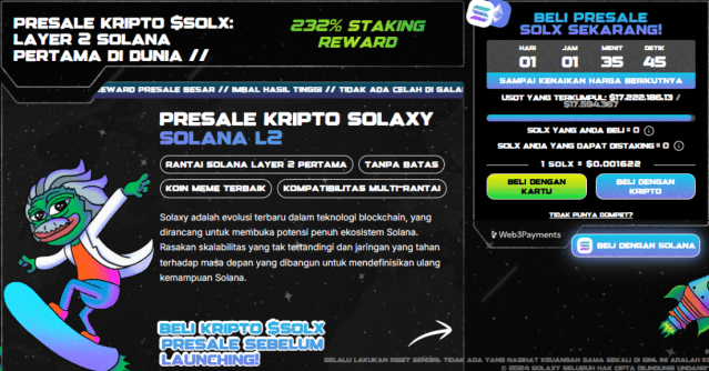 Solaxy 2025 - Prediksi harga Solaxy