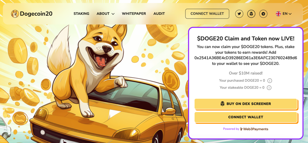Dogecoin20 – Най-новият конкурент на Dogecoin с иновации и ниска инфлация