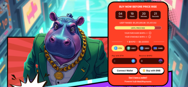 Harry Hippo presale.