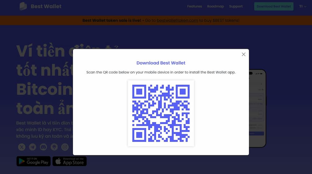 Tải ứng dụng Best Wallet