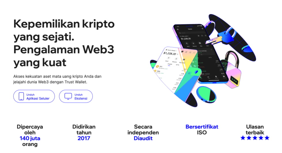 Trust Wallet - ví đa tiền tệ