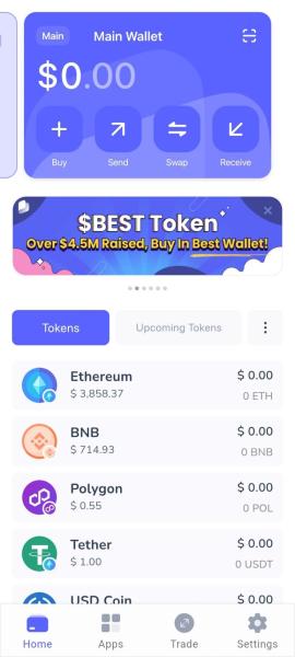 best wallet widok główny