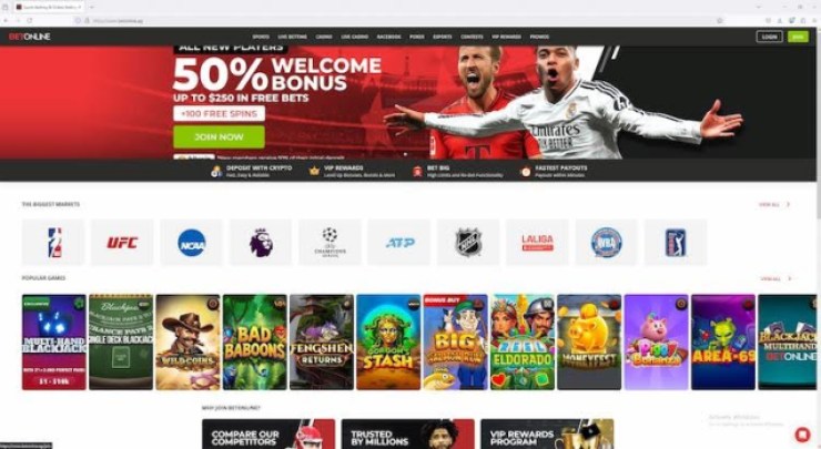 betonline signup process Alaska - step one