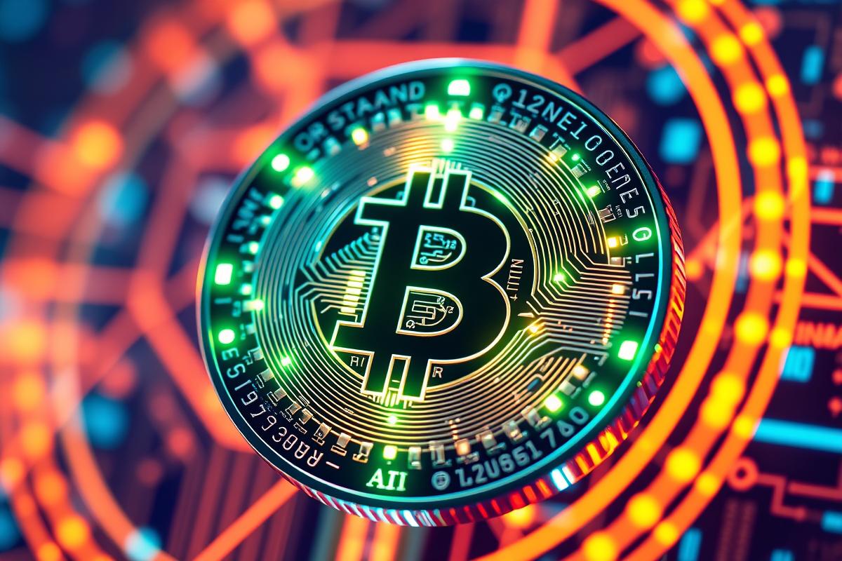 ภาพกราฟ BTC Bull Token พุ่งสูงขึ้นตามกราฟ Bitcoin ขาขึ้น (Bullish Bitcoin Chart)