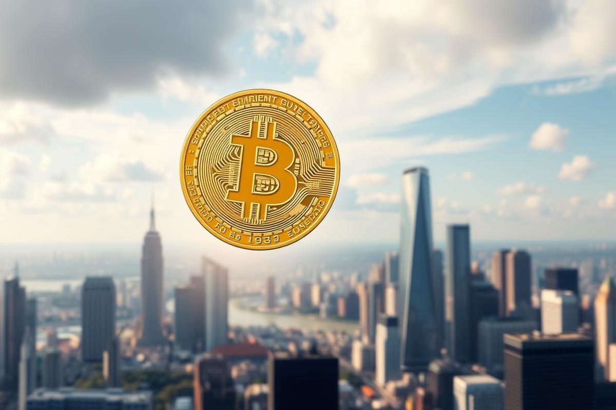 Bitcoin เหรียญดิจิทัลทะยานสู่เมืองแห่งอนาคต