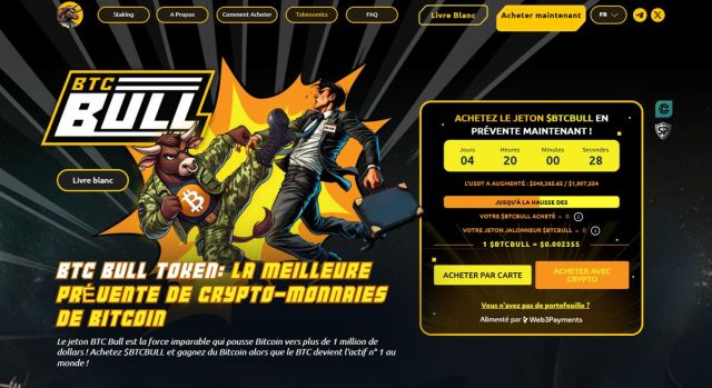 prévente explosive btc bull