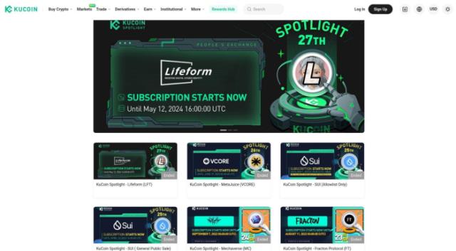 KuCoin’s ‘Spotlight’ launchpad for Web3 projects
