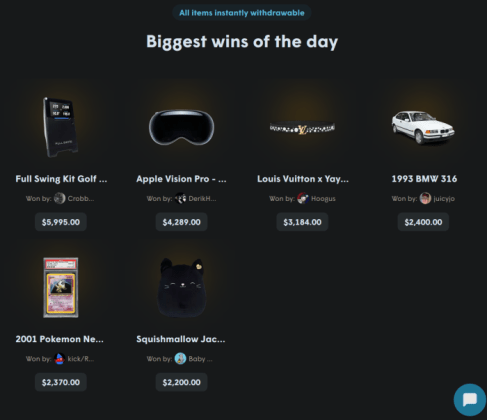 Cases.gg recent player wins
