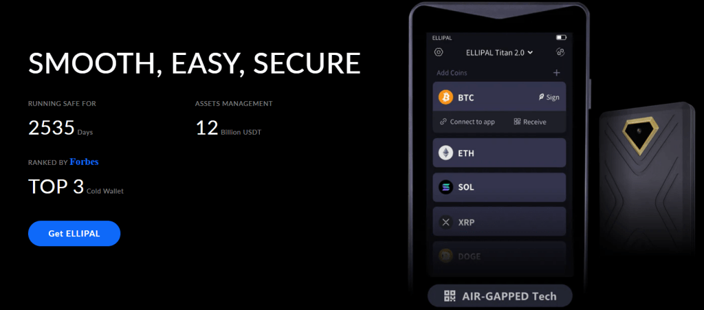 Kryptoměnová peněženka Ellipal