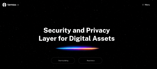 테르노아 스테이킹 코인 홈페이지