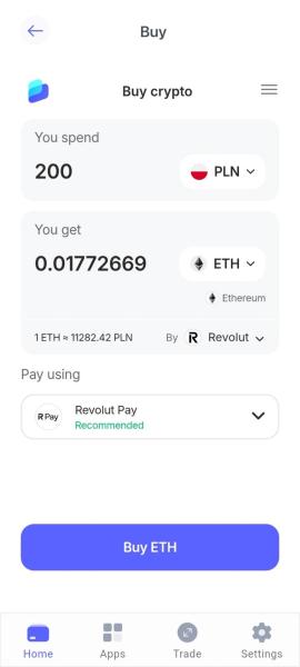 zakup kryptowalut w best wallet