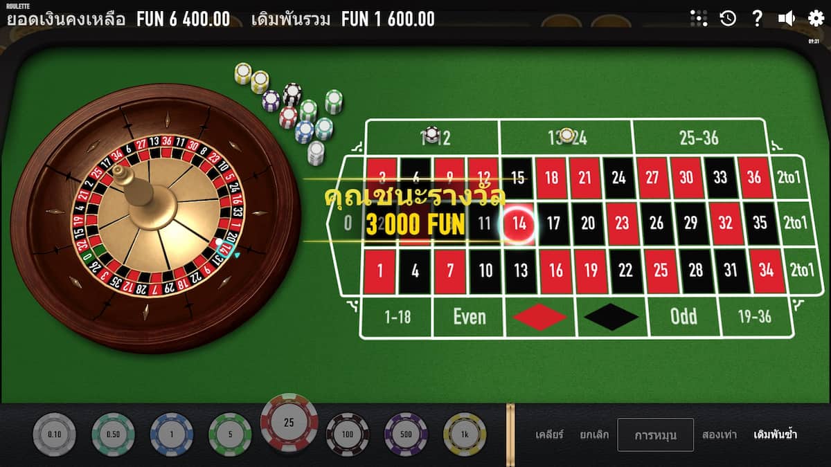 วิธีการวางเดิมพันก่อนวงล้อหมุน