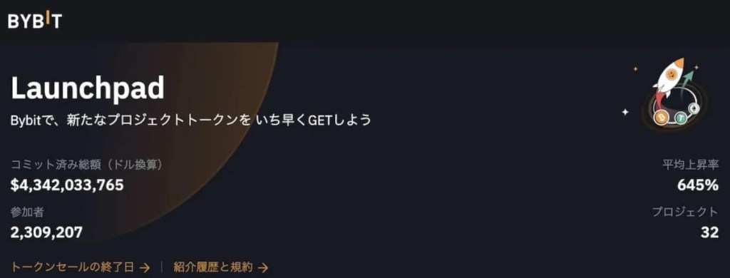 Bybitローンチパッド