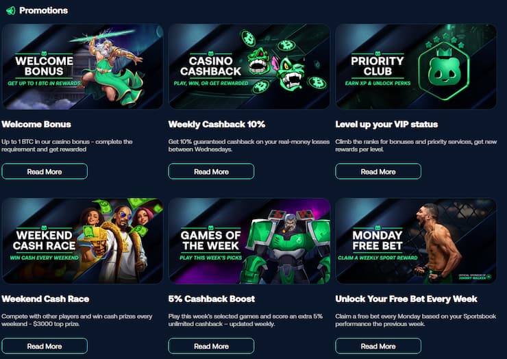 common bonuses located at casinos like Stake