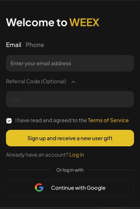 corretora-sem-kyc-Weex
