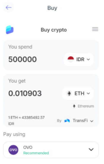 beli kripto Best Wallet - crypto exchange tanpa KYC