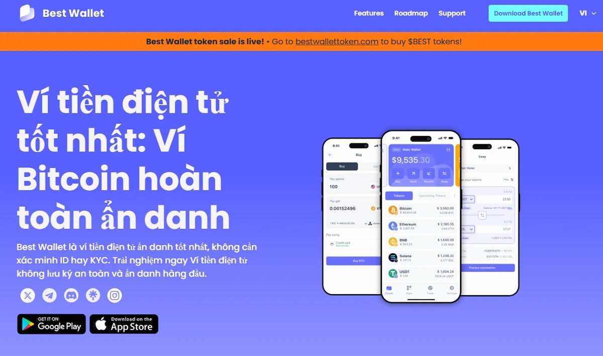 Best Wallet – Sàn giao dịch P2P