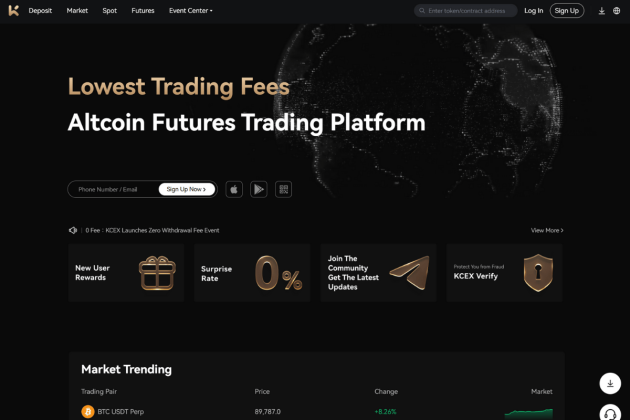 Bitcoinist KCEX Ανταλλακτήρια Κρυπτονομισμάτων Χωρίς KYC