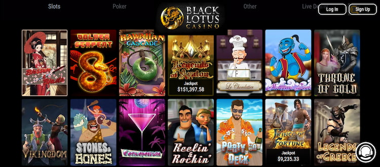 new online casinos Black Lotus Slots