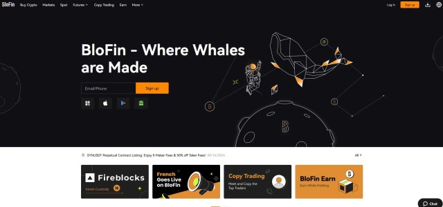 blofin-startseite