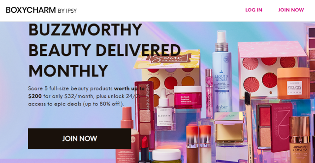 BoxyCharm home page