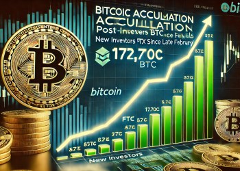Bitcoin Accumulation Hits Post-FTX Levels – New Investors Scoop 172,705 BTC Since Late February