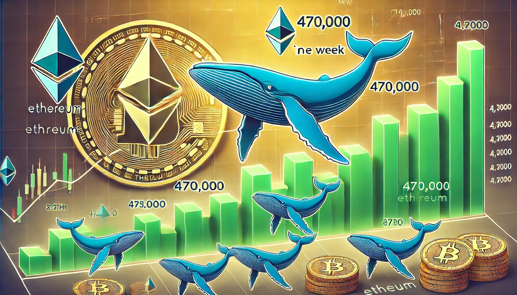 Whales Accumulate 470,000 Ethereum In One Week – Bullish Momentum Ahead?