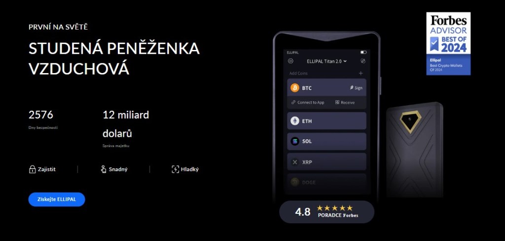 Ellipal – Plně offline hardwarová peněženka s maximálním zabezpečením